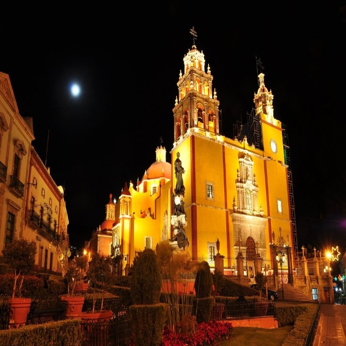 Basilica at night